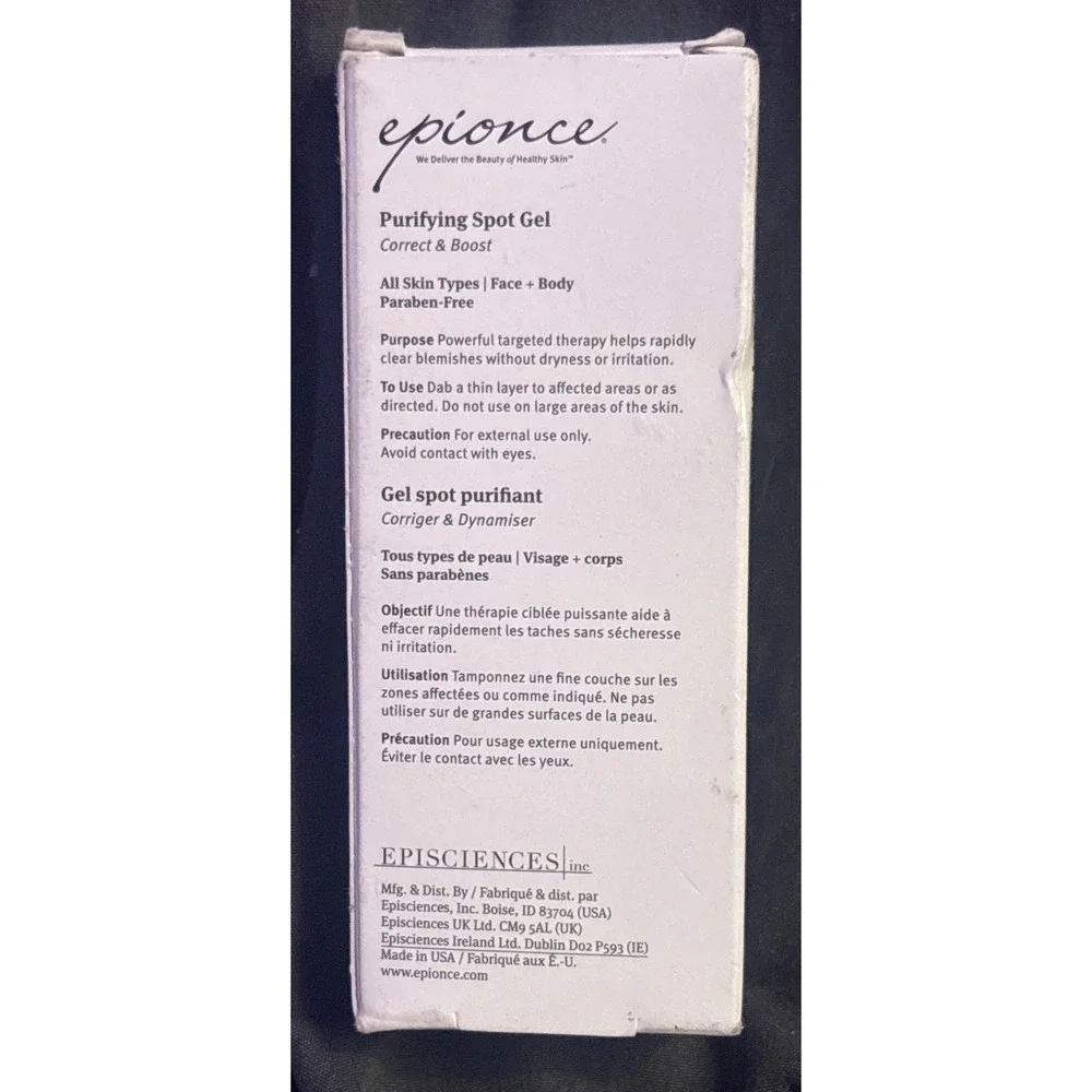 NEW Epionce Purifying Spot Gel Blemish Clearing Treatment 10ml 0.34 oz